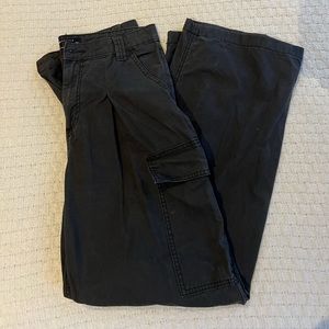 ASOS Design Oversized Baggy Cargo Pants Washed Black